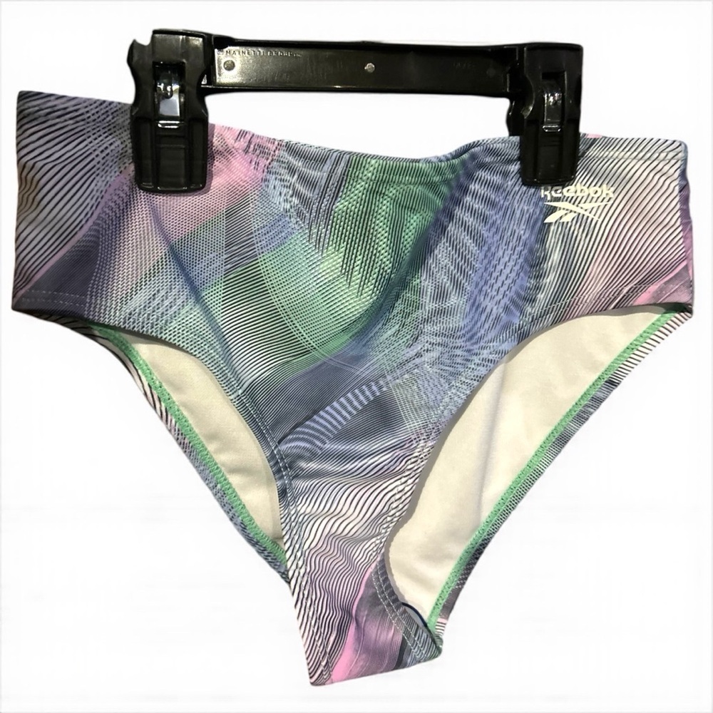 Reebok Girls 3-Piece Rash Guard Swim Set UPF 50+ - Mint & Black - NWT - Size 10 - Picture 3 of 12